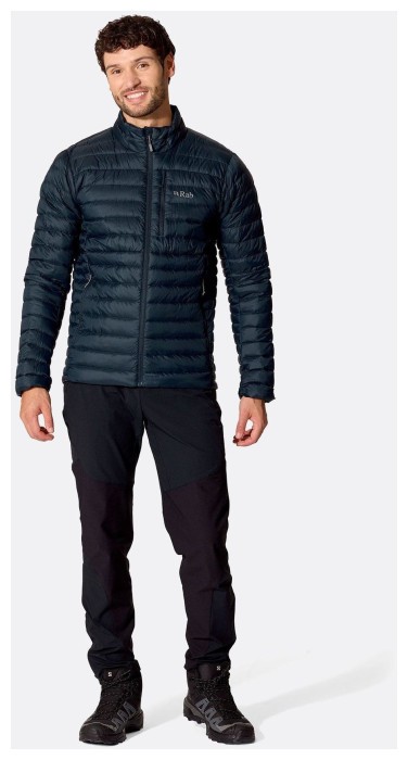 Мужской легкий пуховик Rab Microlight Jacket, Galaxy Blue, M