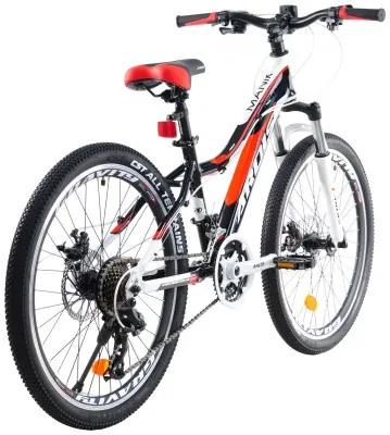 Велосипед Ardis 24 MTB AL "MANIK", Чорно-червоний