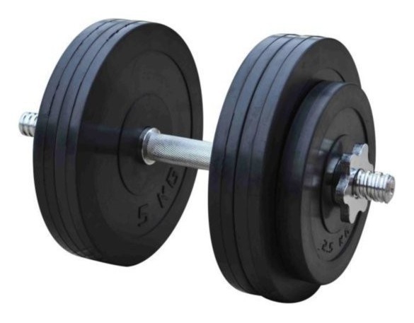 Гантелі набірні гумові Rn-Sport (2 шт) по 26 кг