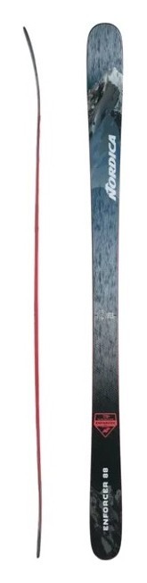 Лижі гірські (без кріплень) Nordica ENFORCER 88 172см Grey/blue/red (0A131000) WRH