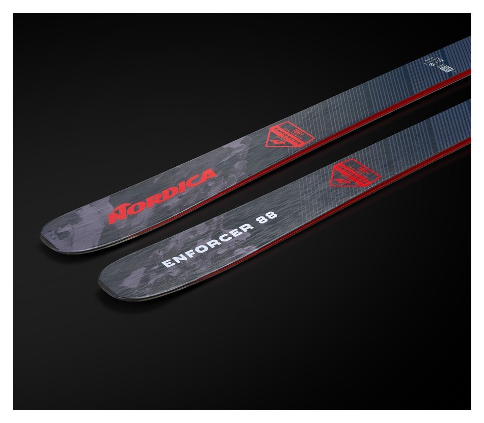 Лижі гірські (без кріплень) Nordica ENFORCER 88 172см Grey/blue/red (0A131000) WRH, укр, укр