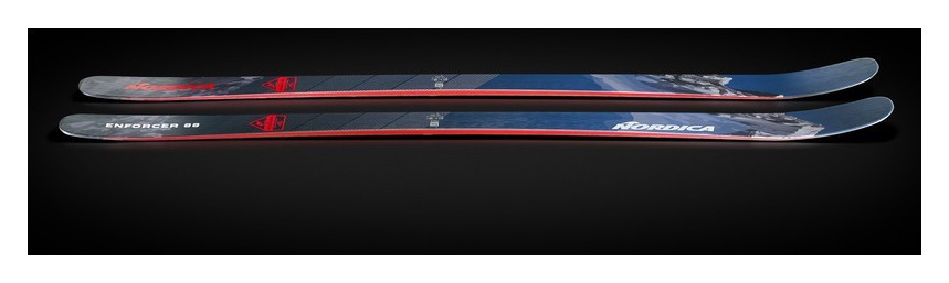 Лижі гірські (без кріплень) Nordica ENFORCER 88 172см Grey/blue/red (0A131000) WRH, укр, укр