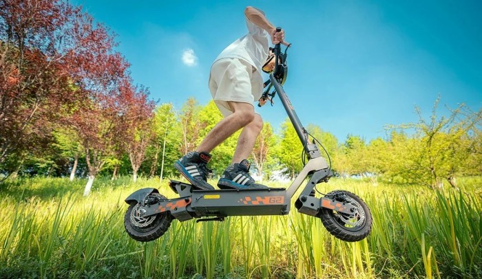 Електросамокат Kugoo Kirin G2 2025 (800 Вт; 15 А*год; 48 В), чорний, укр, укр