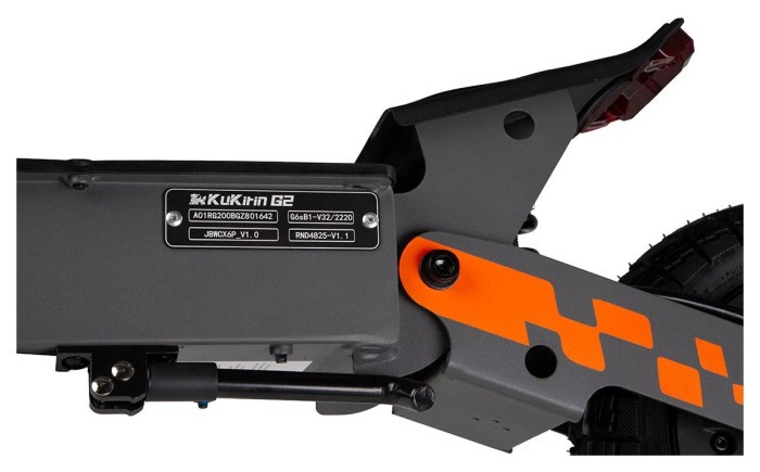 Електросамокат Kugoo Kirin G2 2025 (800 Вт; 15 А*год; 48 В), чорний, укр, укр