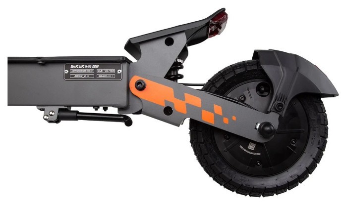 Електросамокат Kugoo Kirin G2 2025 (800 Вт; 15 А*год; 48 В), чорний, укр, укр