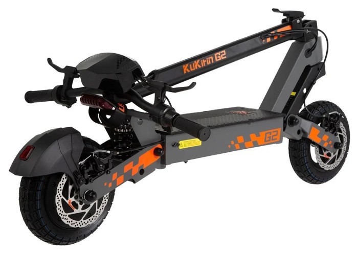 Електросамокат Kugoo Kirin G2 2025 (800 Вт; 15 А*год; 48 В), чорний, укр, укр