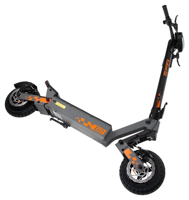 Електросамокат Kugoo Kirin G2 2025 (800 Вт; 15 А*год; 48 В), чорний, укр, укр