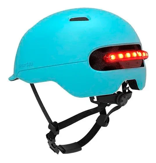 Шлем Smart4u City Light Ride Smart Flash Helmet Blue Size L