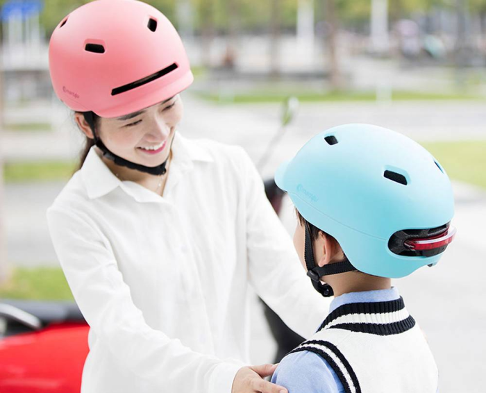 Шлем Smart4u City Light Ride Smart Flash Helmet Blue Size L