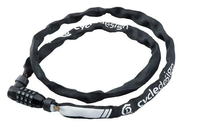 Замок для велосипеда Cycledesign COVER LONG-LOCK Black (LK0037) (Чорний)