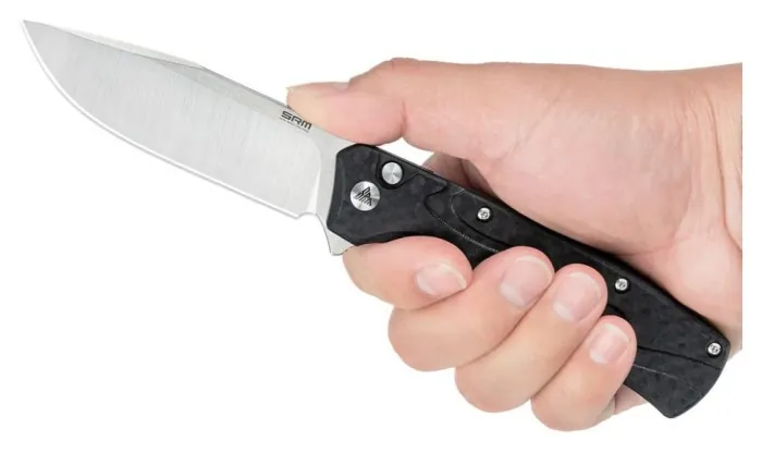 Ніж складаний туристичний SRM 221X-GB (9.2 см) 14C28N , G10 чорний