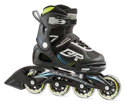 Роликовые коньки детские Bladerunner PHASER 32-35 (1.0) 205-220мм Black/green (0T910000 T83)