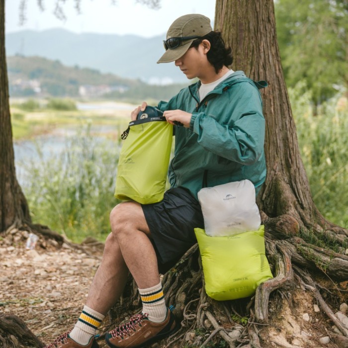 Гермомішок Naturehike CNK2550XB012, 8 л, білий, укр, укр