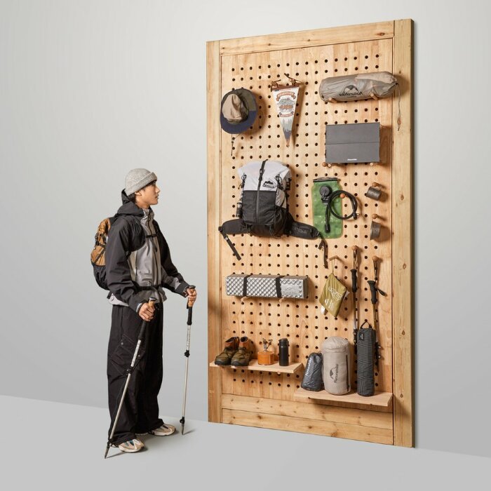 Рюкзак туристичний Naturehike Helium CNK2300016, 30+5 л, коричневий, укр, укр