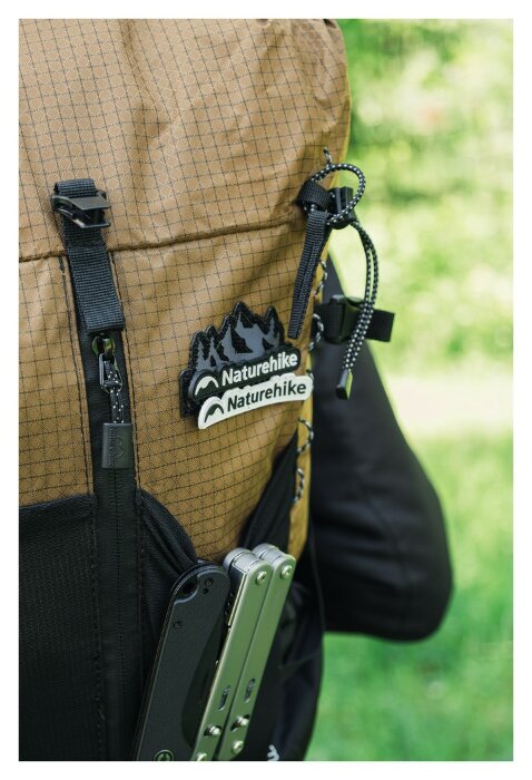 Рюкзак туристичний Naturehike Helium CNK2300016, 30+5 л, коричневий, укр, укр