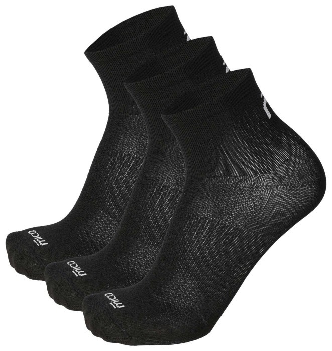 Носки MICO (CA01296) 3 PAIRS PACK LIGHT W. ANKLE RUN SOCKS 2024