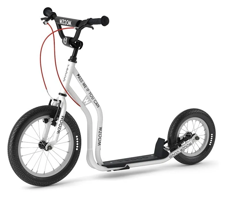 Самокат Yedoo Kids Wzoom White (91 x 14,5 x 54,5 см Білий)