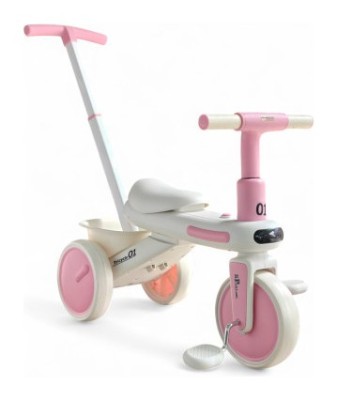 Триколісний велосипед-беговел з батьківською ручкою Tricycle 01 KE5189