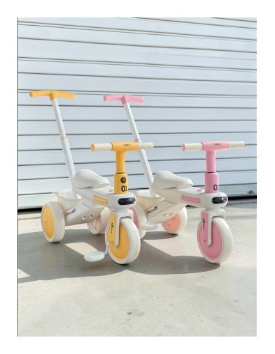 Триколісний велосипед-беговел з батьківською ручкою Tricycle 01 KE5189