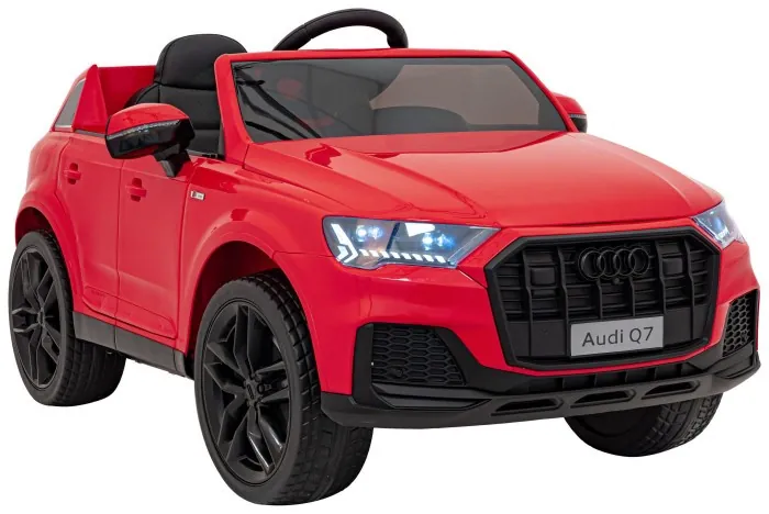 Дитяча акумуляторна машинка Audi Q7 NEW LIFT Червона