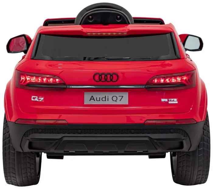 Дитяча акумуляторна машинка Audi Q7 NEW LIFT Червона