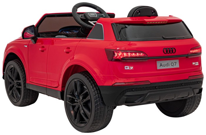 Дитяча акумуляторна машинка Audi Q7 NEW LIFT Червона