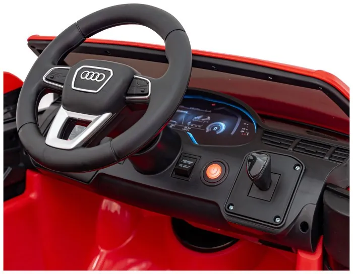 Дитяча акумуляторна машинка Audi Q7 NEW LIFT Червона