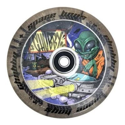 Колесо для трюкового самоката Chubby Spaceboys 110мм х 24мм - Alien