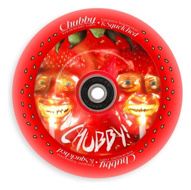 Колесо для трюкового самокату Chubby Spaceboys 110мм х 24мм - Alien, укр, укр