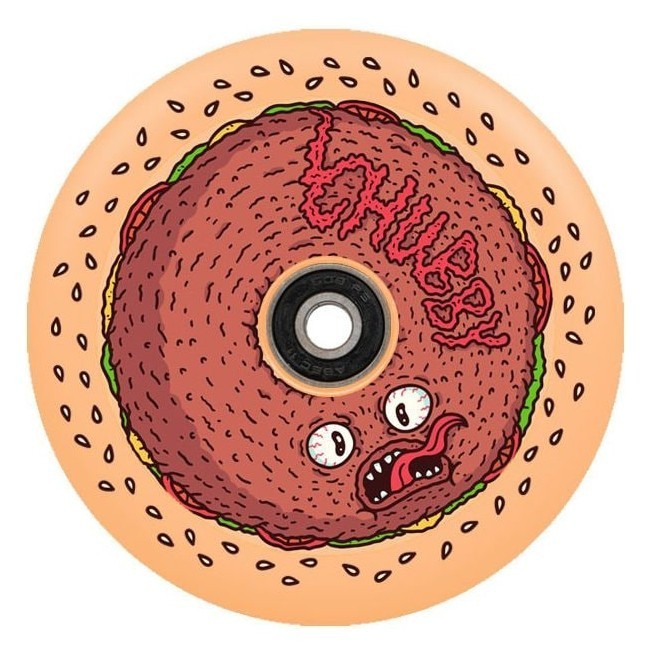Колесо для трюкового самокату Chubby Spaceboys 110мм х 24мм - Alien, укр, укр