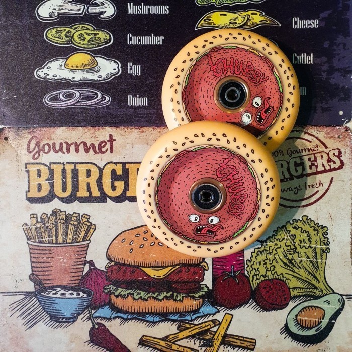 Колесо для трюкового самокату Chubby Spaceboys 110мм х 24мм - Alien, укр, укр