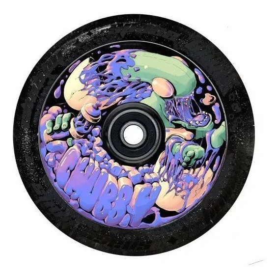 Колесо для трюкового самокату Chubby Spaceboys 110мм х 24мм - Alien, укр, укр