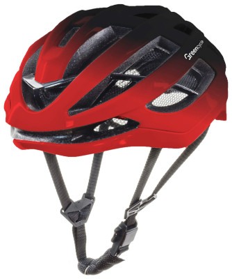 Шолом Green Cycle ROCX розмір 54-58см червоно-чорний глянець