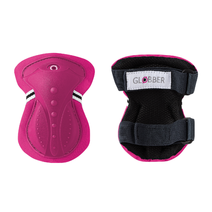 Комплект захисний дитячий GLOBBER, фуксія/темно-рожевий, для дитини 25-50кг