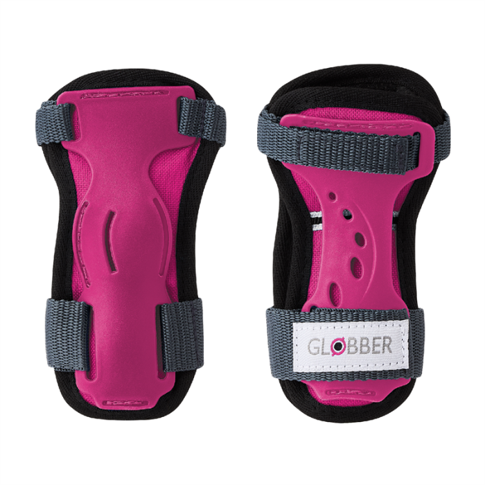 Комплект захисний дитячий GLOBBER, фуксія/темно-рожевий, для дитини 25-50кг