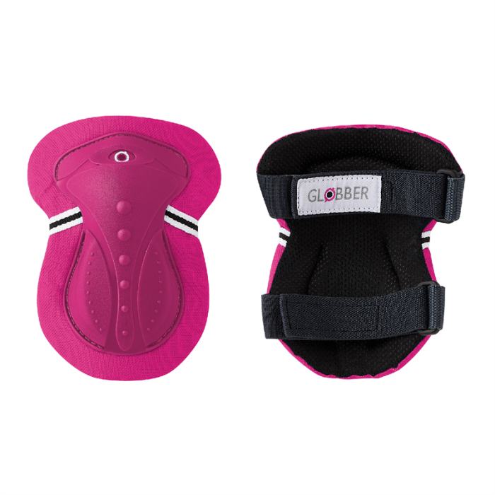 Комплект захисний дитячий GLOBBER, фуксія/темно-рожевий, для дитини 25-50кг