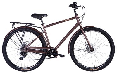 Велосипед ST 28" Dorozhnik COMFORT MALE DD FR рама-20" коричневий 2025