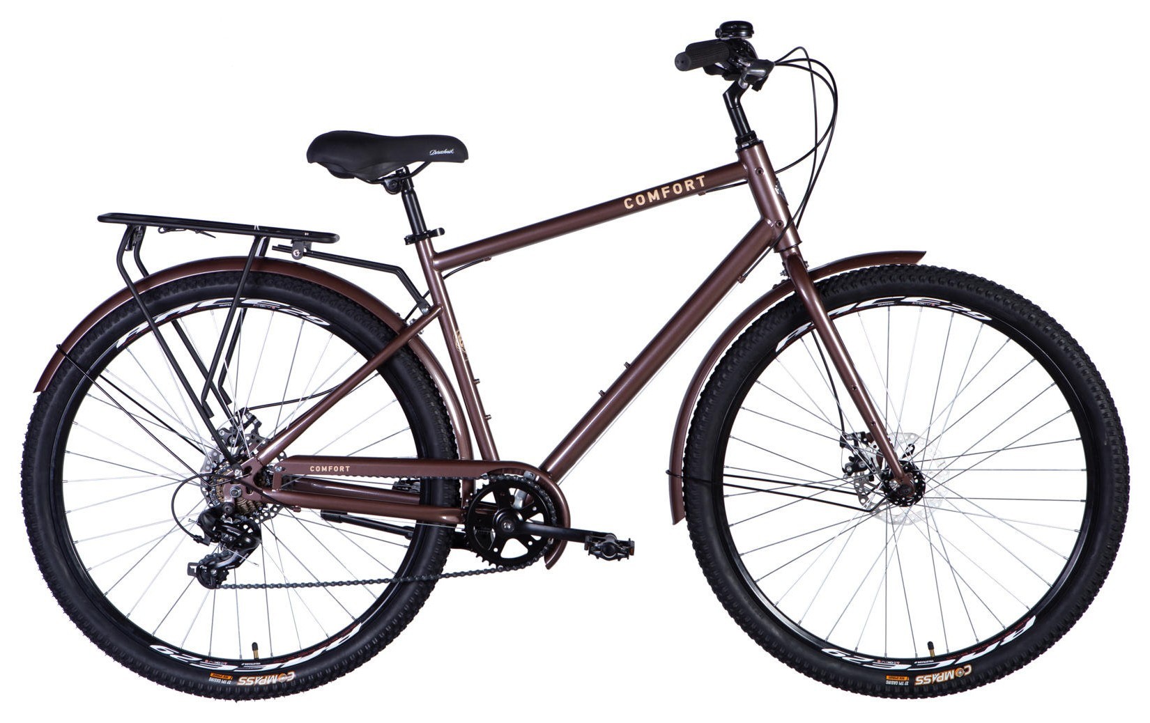 Велосипед ST 28" Dorozhnik COMFORT MALE DD FR рама-20" коричневий 2025