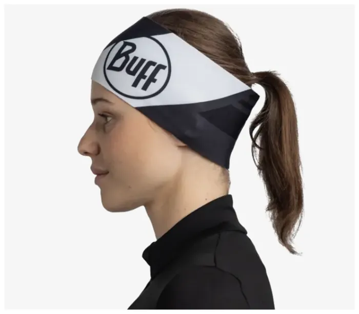 Пов'язка на голову Buff Tech Fleece Headband, Zesy Graphite
