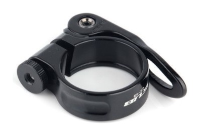 Хомут п/сед 34,9 черный анодированный с эксцентриком. GUB