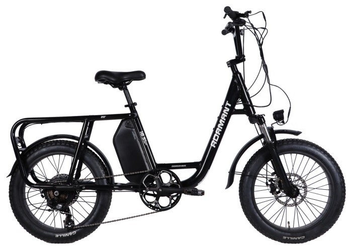 Велосипед с электроприводом 20" AL Dorozhnik ADAMANT DD FR рама-18,5" 48B 17.5А*ч 500Вт черный 2026