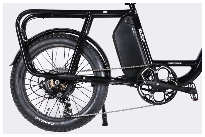 Велосипед з електроприводом 20" AL Dorozhnik ADAMANT DD FR рама-18,5" 48B 17.5А*г 500Вт чорний 2026