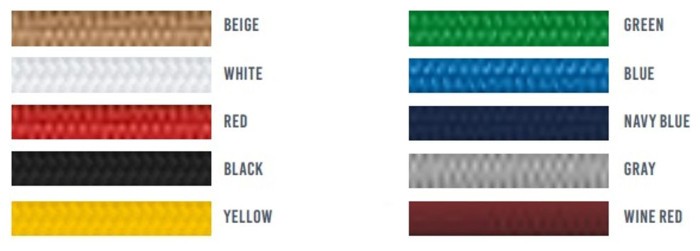 Крейсерская веревка на метраж Lanex Blizzard 10, blue/white/yellow
