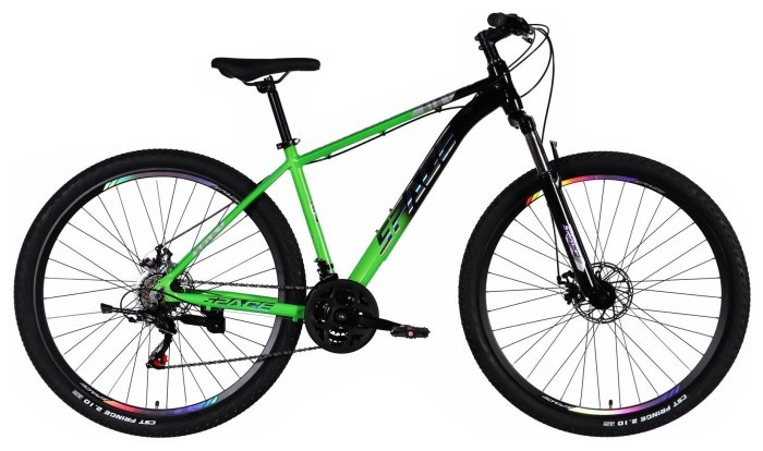 Велосипед AL 29" SPACE PHAETON DD FR рама-18" зелено-черный 2026