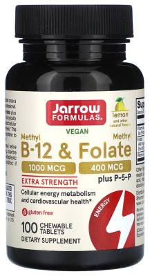 Methyl B-12 & Methyl Folate - 100 tabs