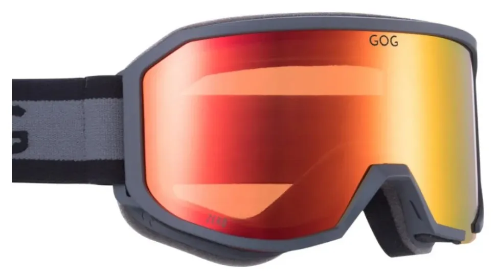 Маска GOG Zero Cat. 2 (Uni matt grey/polychromatic red)