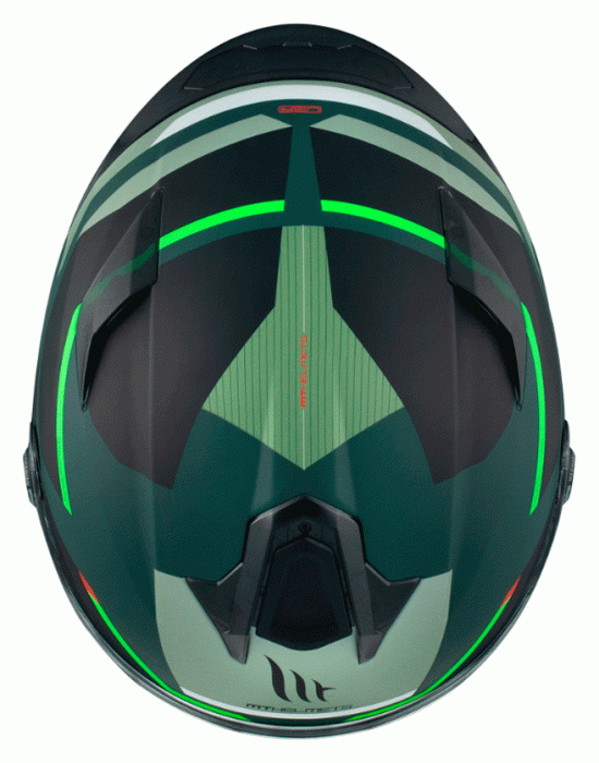 Мотошолом MT Targo S KAY C6 Matt Green ECE2206