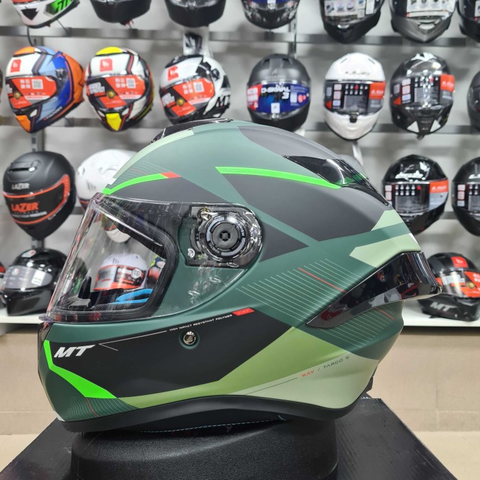 Мотошолом MT Targo S KAY C6 Matt Green ECE2206