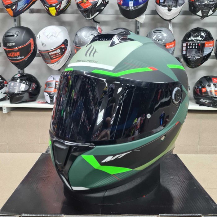 Мотошолом MT Targo S KAY C6 Matt Green ECE2206