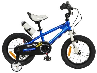 Велосипед RoyalBaby FREESTYLE 14", OFFICIAL UA, синий